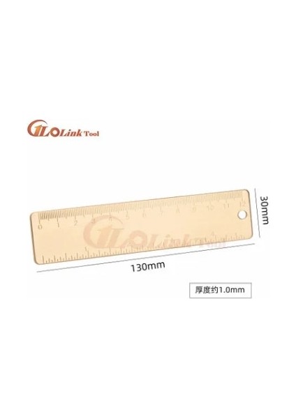 120MM Cetvel Uzunluğu 10 cm Yüksek Kaliteli Bakır Iletki Ofis Okul Malzemeleri Okul Eğitim Malzemeleri Ölçme Araçları (Yurt Dışından)