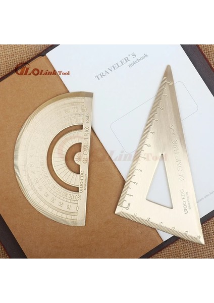 120MM Cetvel Uzunluğu 10 cm Yüksek Kaliteli Bakır Iletki Ofis Okul Malzemeleri Okul Eğitim Malzemeleri Ölçme Araçları (Yurt Dışından) modelleri