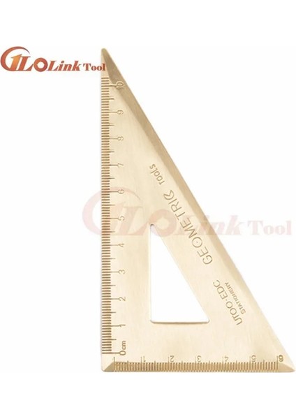 120MM Cetvel Uzunluğu 10 cm Yüksek Kaliteli Bakır Iletki Ofis Okul Malzemeleri Okul Eğitim Malzemeleri Ölçme Araçları (Yurt Dışından) fırsatları