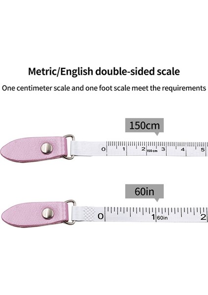 Pembe 1.5 M Taşınabilir Mini Mezura Cetvel 150 cm 60 Inç Rulo Bant Dikiş Terzi Kumaş Geri Çekilebilir Rulo Vücut Ölçüm Cetveli (Yurt Dışından) fırsatları