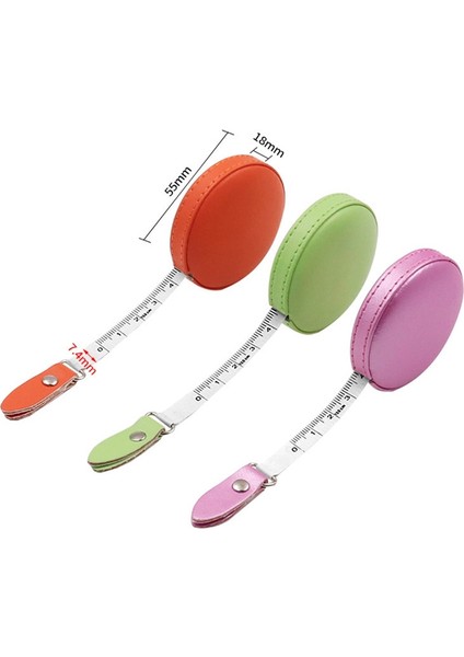 Pembe 1.5 M Taşınabilir Mini Mezura Cetvel 150 cm 60 Inç Rulo Bant Dikiş Terzi Kumaş Geri Çekilebilir Rulo Vücut Ölçüm Cetveli (Yurt Dışından) indirimleri