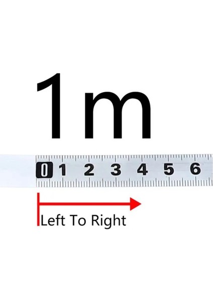 1 Ileri 1-5m Paslanmaz Çelik Gönye Parça Mezura L2R R2L M Kendinden Yapışkanlı Metrik Ölçekli Cetvel Pas Geçirmez Ahşap Inşaat Araçları (Yurt Dışından)