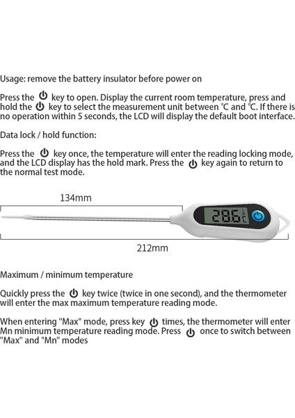 RC1002 Yüksek Kaliteli Et Termometresi Mutfak Dijital Pişirme Gıda Sondası Elektronik Barbekü Pişirme Aracı Sıcaklık Ölçer Ölçer Araçları (Yurt Dışından) fırsatları