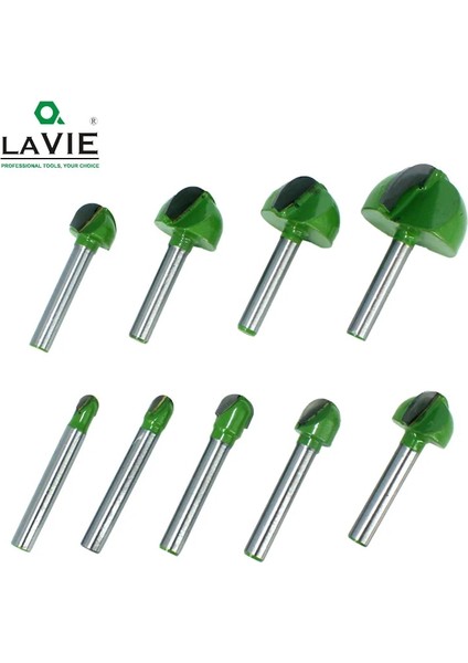 6X32MM La Vıe 1 Adet 6mm Shank Bilyalı Uçlu Freze Yuvarlak Burun Koyu Cnc Freze Ucu Yarıçapı Çekirdek Kutusu Katı Karbür Yönlendirici Bit Araçları MC06001 (Yurt Dışından)