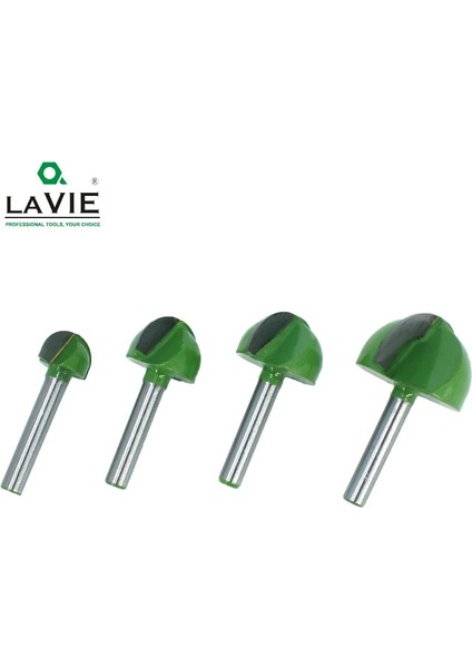 6X32MM La Vıe 1 Adet 6mm Shank Bilyalı Uçlu Freze Yuvarlak Burun Koyu Cnc Freze Ucu Yarıçapı Çekirdek Kutusu Katı Karbür Yönlendirici Bit Araçları MC06001 (Yurt Dışından)