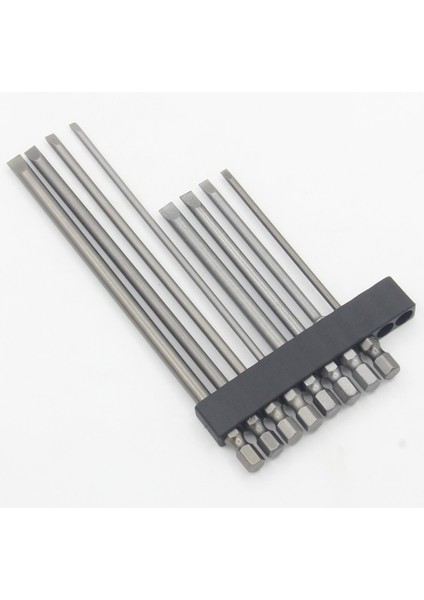 6.0mm-1 Adet UZUN-150MM 1 Adet 1/4 Inç Altıgen Düz Kafa Oluklu Uçlu Tornavida Uçları Elektrikli Tornavida Seti Uzun 100MM 150MM (Yurt Dışından)