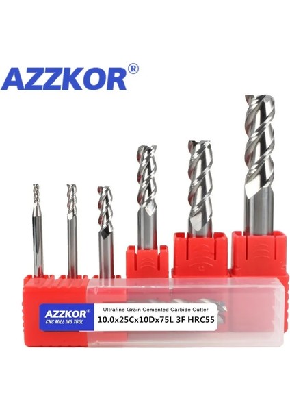 3.5MMX50L 1 Adet Freze Kesicisi Alaşım Kaplama Tungsten Çelik Alet Alüminyum Cnc Işleme HRC55 3 Bıçaklı Parmak Frezeler Freze Kesicisi Ahşap Kesici (Yurt Dışından)