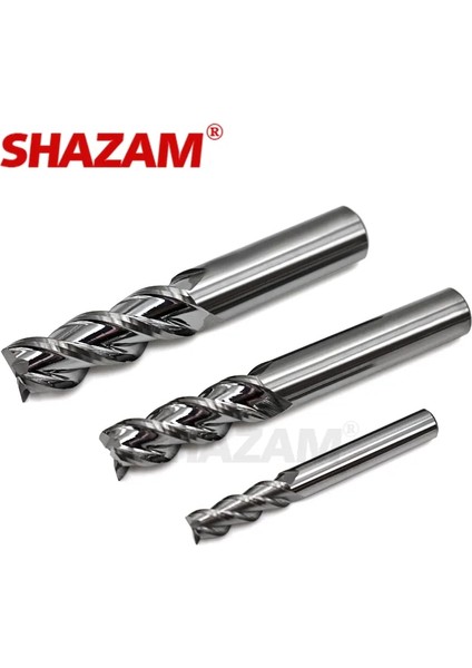 6.0MMX50L Freze Kesici Alaşım Kaplama Tungsten Çelik Alet Alüminyum Cnc Işleme HRC55 3 Bıçaklı Freze Shazam Freze Kesicisi Ağaçlama Araçları (Yurt Dışından) fırsatları