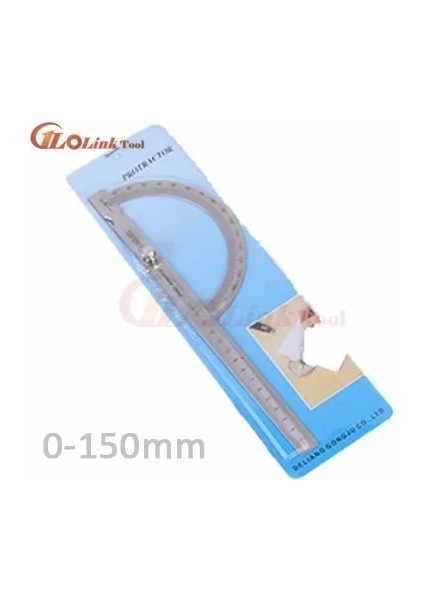 150MM 10CM 15CM 180 Derece Pratik Iletki Açı Bulucu Zanaatkar Cetvel Paslanmaz Çelik Kumpas Ölçme Açısı Cetvel (Yurt Dışından)