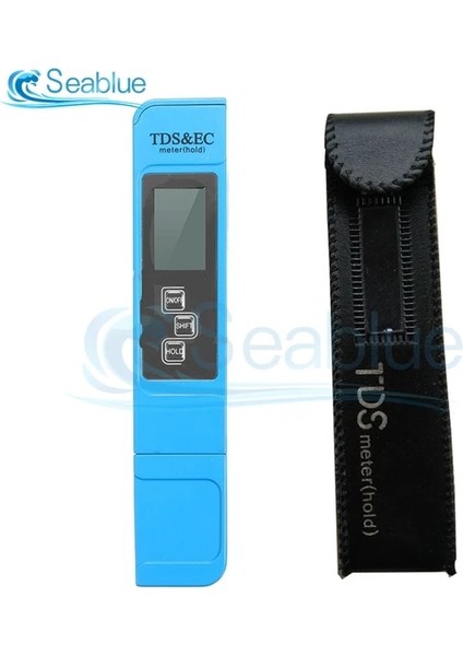 Tds Ec Temp Kasa B 3'ü 1 Arada Tds/sıcaklık/ec Metre Su Test Cihazı 0-9990PPM Iletkenlik Dedektörü Su Kalitesi Monitörü Saflık Ölçü Aracı Akvaryum Için (Yurt Dışından)