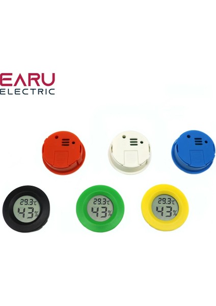 Beyaz 2ın1 Dijital Termometre Higrometre Mini LCD Dijital Sıcaklık Nem Ölçer Dedektörü Termograf Kapalı Oda Enstrüman Bırak (Yurt Dışından) fırsatları