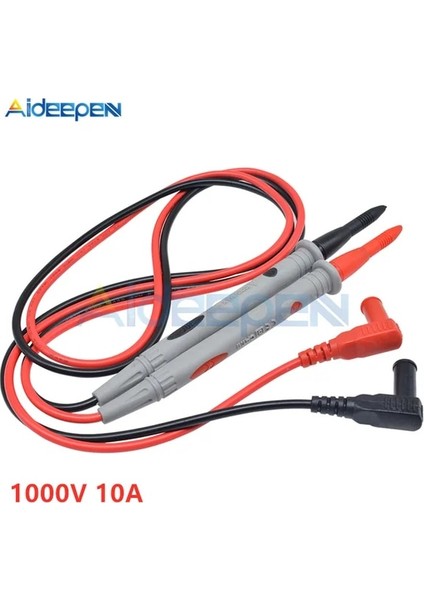 1000V 10A 110CM 1000V 10A/20A Evrensel Multimetre Probu Testi Dijital Multimetre Iğne Ucu Çoklu Metre Test Cihazı Kurşun Tel Kalem Kablo Için Pin Açar (Yurt Dışından)