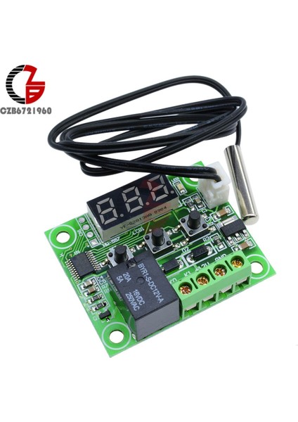 W1209 12V Kırmızı W1209 Akıllı Dijital Termostat Termometre 5V 12V Kapalı Dış Sıcaklık Kontrol Cihazı Araba Termal Regülatör Hava Istasyonu (Yurt Dışından) indirimleri