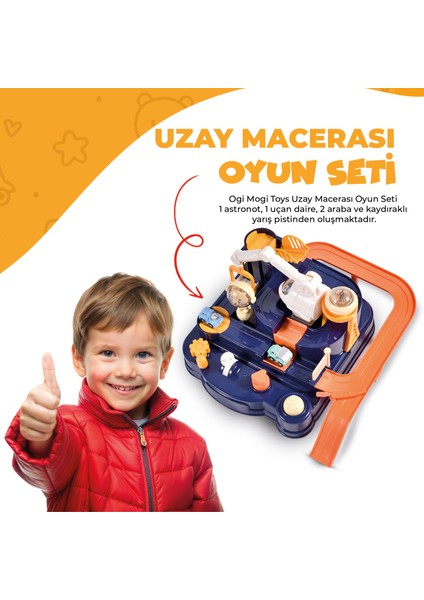 4 Düğme Kontrollü Uzay Macerası Oyun Seti