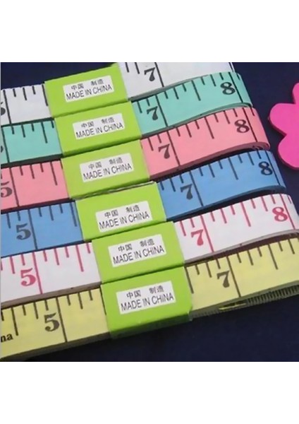3 Adet Renk Rastgele 3 Adet 1.5m Dikiş Cetvel Metre Dikiş Ölçüm Bandı Vücut Ölçüm Cetveli Dikiş Terzi Mezura Yumuşak Rastgele Renk (Yurt Dışından) fiyatları