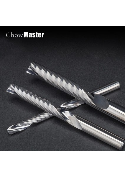 3.175X2.5X22 Cnc Araçları Ağaç Işleme Metal Akrilik Alüminyum Pvc Değirmen Tek Flüt Uçlu Değirmen Spiral Uçlu Değirmen Gravür Matkap Uçları (Yurt Dışından) indirimleri