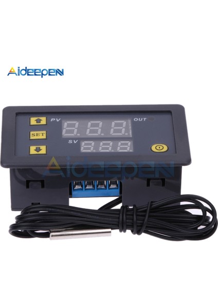 Prob Hattı W3230 Dc 12V 24V 110V 220V Ac Dijital Sıcaklık Kontrol LED Ekran Termostat Isıtma Soğutma Anahtarı Ntc Sensörü (Yurt Dışından)