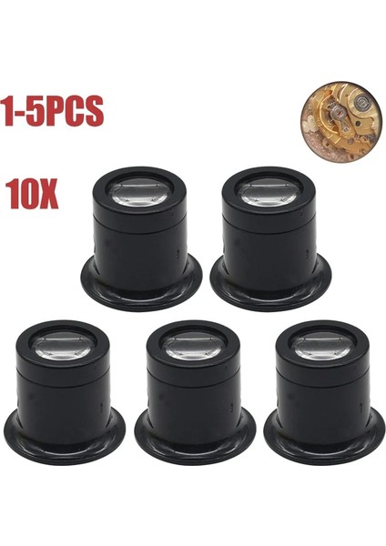 4 Adet 10X Kuyumcu Izle Büyüteç Aracı Taşınabilir Monoküler Büyüteç Büyüteç Lens Göz Büyüteci Len Saatçiler Dropshipping (Yurt Dışından)