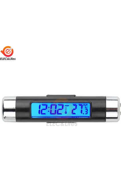 Saat Araba Dijital Saat Sıcaklık Göstergesi Elektronik Saat Termometre Otomatik Elektronik Saat LED Arka Işık Dijital Ekran Saat (Yurt Dışından) modelleri