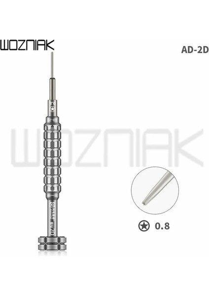 2d-0.8 Amaoe 3d/2d Tornavida Havacılık Alüminyum Sap iphone Samsung Sökme Aracı Için Ekstra Sert (Yurt Dışından)