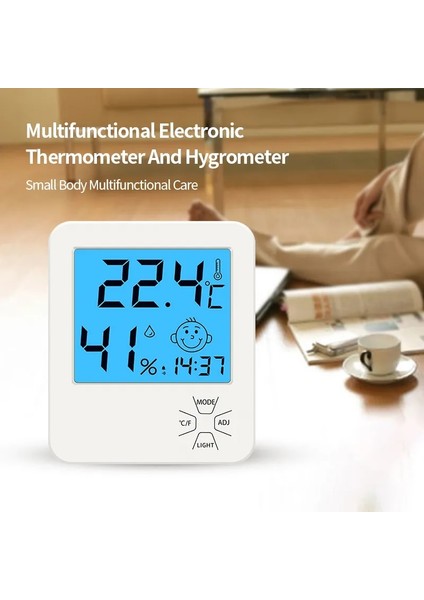 LX8112 LCD Dijital Kapalı Sıcaklık Nem Ölçer Saat Elektronik Ev Termometre Ölçer Arka Işık Fonksiyonu ile Higrometre (Yurt Dışından) modelleri