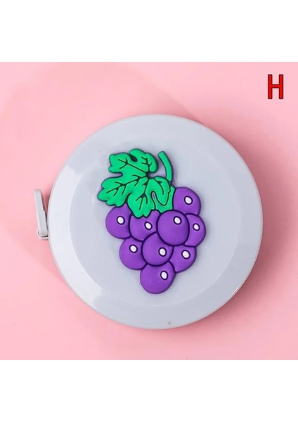 5X5X1.5 cm Sevimli Vücut Ölçme Cetveli Dikiş Terzi Mezura Düz Dikiş Cetvel Metre Çocuk Yükseklik Cetvel Santimetre Inç Rulo Bant (Yurt Dışından)