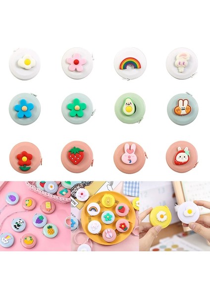 5X5X1.5 cm Sevimli Vücut Ölçme Cetveli Dikiş Terzi Mezura Düz Dikiş Cetvel Metre Çocuk Yükseklik Cetvel Santimetre Inç Rulo Bant (Yurt Dışından) fırsatları