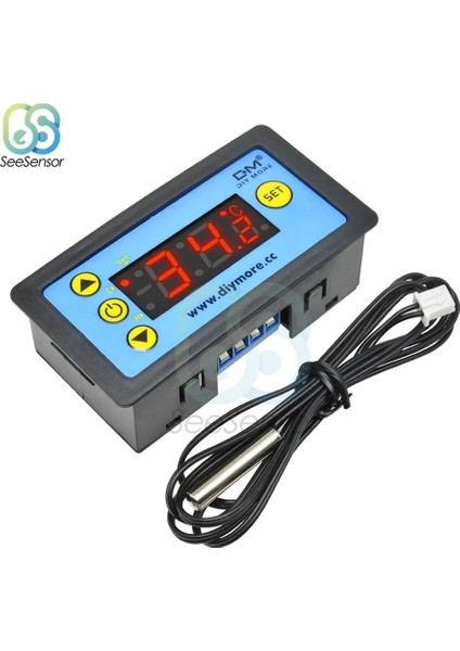 Dc 24V 12V 24V 110V 220V LED Dijital Termostat Sıcaklık Kontrol Cihazı Regülatörü Isıtma Soğutma Kontrol Anahtarı W3231 Değiştirin W3230 (Yurt Dışından)