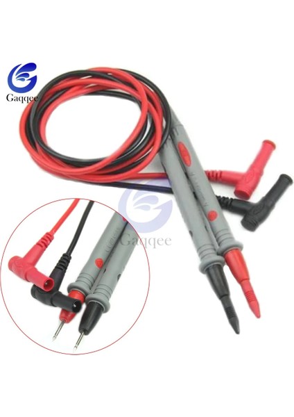 1000 V 10A 2 Adet Evrensel Prob Testi Dijital Multimetre Iğne Ucu Için Pin Uçları Çok Metre Test Cihazı Kurşun Probu Tel Kalem Kablo 20A 10A 1000 V (Yurt Dışından)
