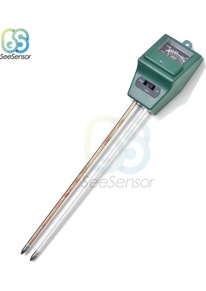 Yeşil Toprak Nemi Güneş Işığı Ph Ölçer Test Cihazı Bitkiler Için Çiçekler Asitlik Nem Ölçme Nem Işık Ölçer Topraksız Analizörü (Yurt Dışından)