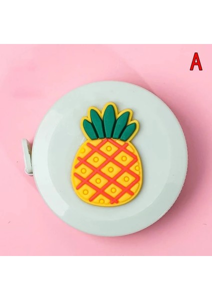 5X5X1.5 cm Sevimli Vücut Ölçme Cetveli Dikiş Terzi Mezura Düz Dikiş Cetvel Metre Çocuk Yükseklik Cetvel Santimetre Inç Rulo Bant (Yurt Dışından)