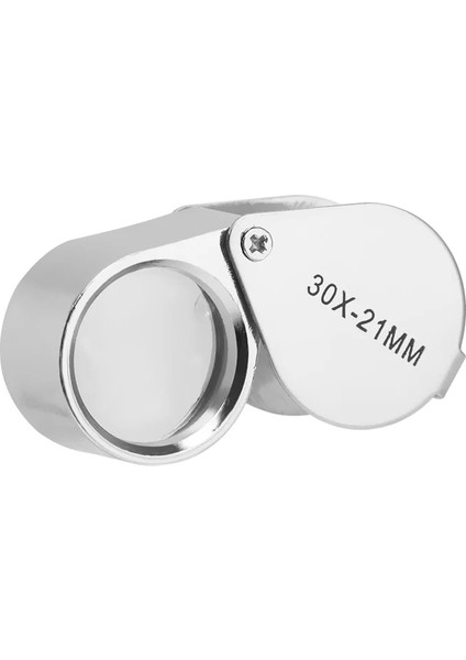 10X Metal Büyüteç Cam Kuyumcular Göz Aracı Mücevherat Katlanır Büyüteç Cam Lens Büyüteç Üçlü Cam Takı Elmas 10/20/30X (Yurt Dışından) fırsatları