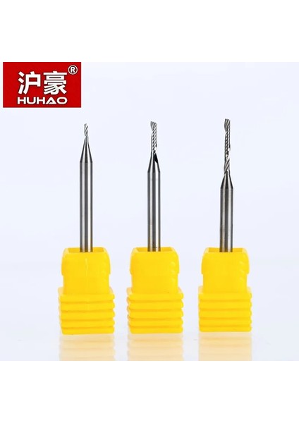 1.0mm 8mm Huhao 1 Adet 3.175MM Tek Flüt Spiral Freze Uçları Cnc End Mill Mdf Tungsten Karbür Freze Kesicisi Tugstern Çelik Cnc Araçları (Yurt Dışından)