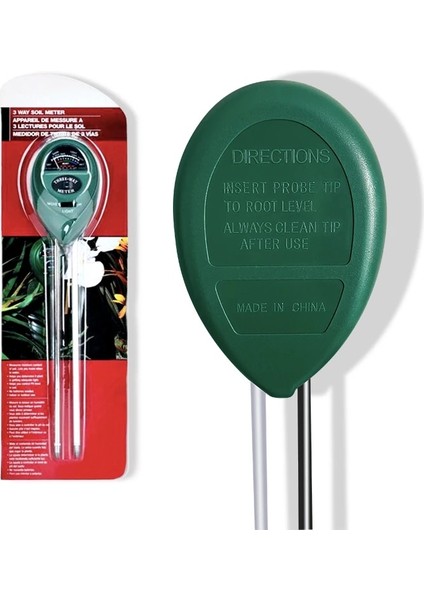 Açık Yeşil Gardan Ph Ölçer Toprak Asitliği Ölçer Toprak Nemi 3'ü 1 Arada Ph Ölçer ve 4'ü 1 Arada Su Tarımı Yetiştiriciliği Için (Yurt Dışından) modelleri
