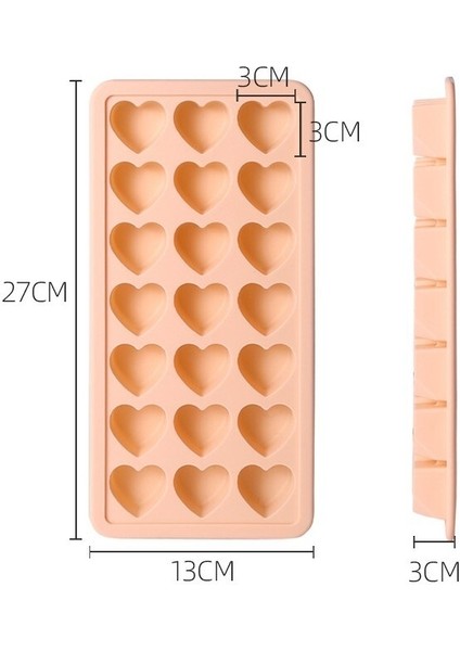 Ev Yapımı Dondurulmuş Buz Küpü Silikon Kalıplar Gıda Sınıfı Buz Kutuları Kapaklı Preslenmiş Buz Kutusu Kalıpları Buz Bölmeleri Buz Saklama Kutuları (Yurt Dışından)