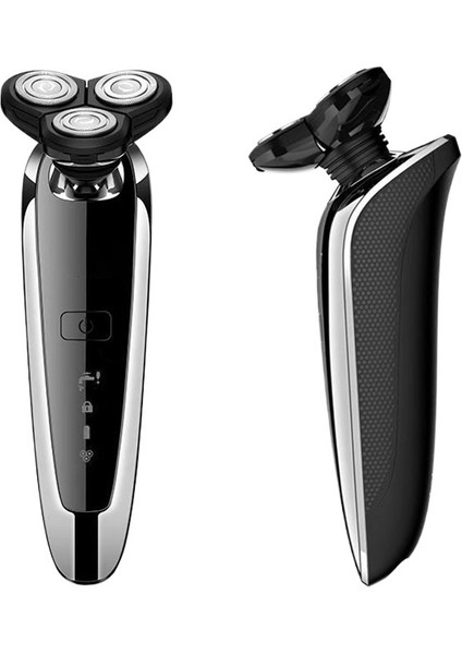 Elektrikli Tıraş Makinesi Çok Fonksiyonlu Yıkanabilir Akıllı Şarj Edilebilir Sakal Tıraş Makinesi Üç Kafalı Tıraş Makinesi (Yurt Dışından)