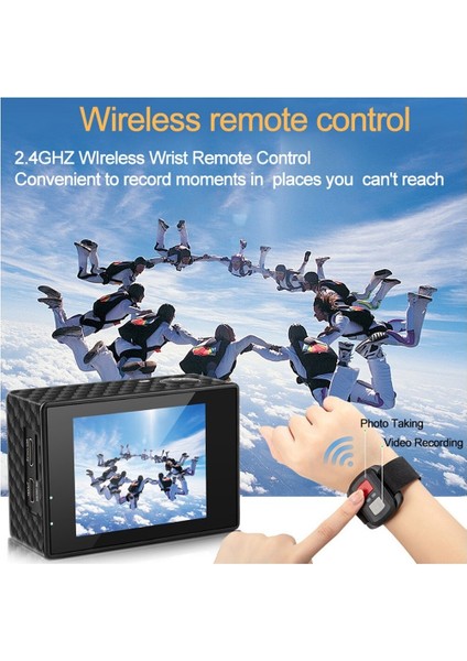 4K Spor Kamerakamera Wifi Dalış Spor Kamerasıdv Hd Su Geçirmez Dış Mekan Su Altı Kamerası (Yurt Dışından) modelleri