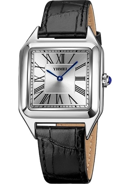 Kızlar Için Moda Izle Retro Küçük Kare Saat Basit Su Geçirmez Iş Bayanlar Kuvars Saat (Yurt Dışından)