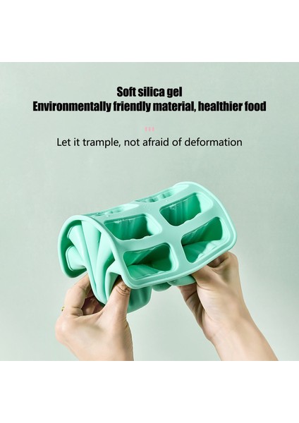 Three Beans 10 Parça Delikler Silikon Dondurma Kalıp Buz Küpü Tepsi Popsicle Varil Dıy Kalıp Tatlı Dondurma Kalıp Popsicle Stick (Yeşil) ile (Yurt Dışından) modelleri