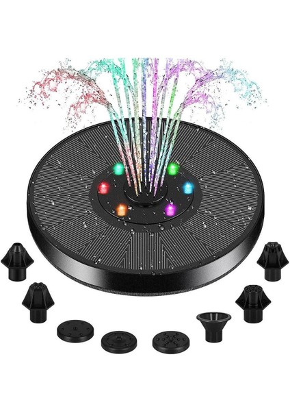 Renkli Degrade 3W Yüzer Güneş Çeşmesi (Yurt Dışından)