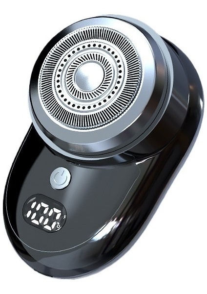 Mini Elektrikli Tıraş Makinesi Taşınabilir Ev Erkek Tıraş Makinesi Seyahat Yıkanabilir Dijital Ekran Sakal Tıraş Makinesi (Yurt Dışından)