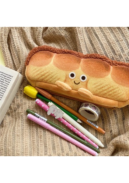 Peluş Ekmek Tost Kırtasiye Kalem Kutusu (Yurt Dışından)