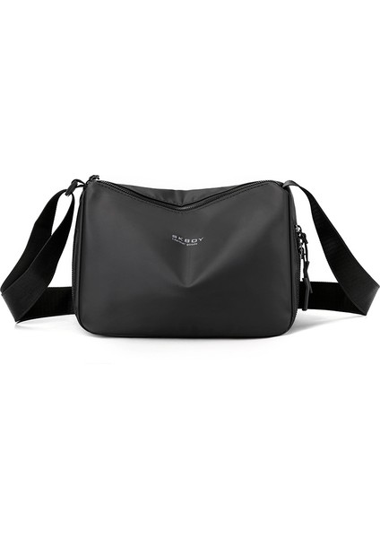 Yeni Moda Trendi Basit Erkek Rahat Crossbody Çanta Çok Yönlü Omuz Büyük Kapasiteli Erkek Çantası (Yurt Dışından)