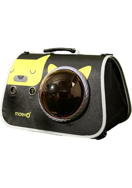 Uzay Kapsülü Dış Kedi Çantası Taşınabilir Katlanabilir Omuz Çantası Açık Sırt Çantası (Yurt Dışından)