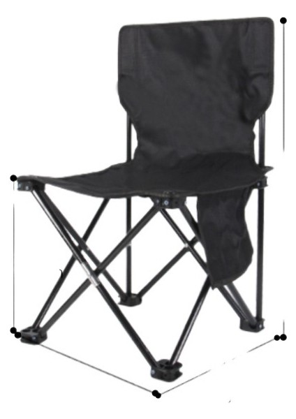 Açık Katlanır Tabure Taşınabilir Balıkçılık Sanat Eskiz Tabure Yaylı Sandalye (Yurt Dışından)