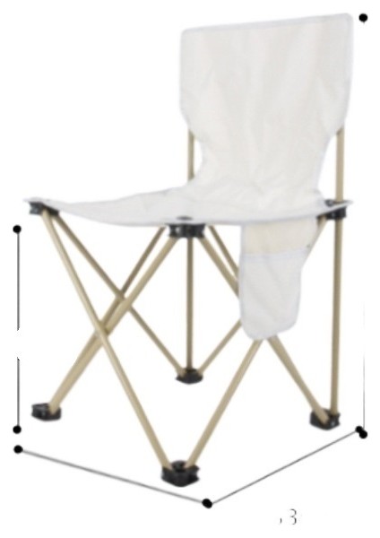 Açık Katlanır Tabure Taşınabilir Balıkçılık Sanat Eskiz Tabure Yaylı Sandalye (Yurt Dışından)