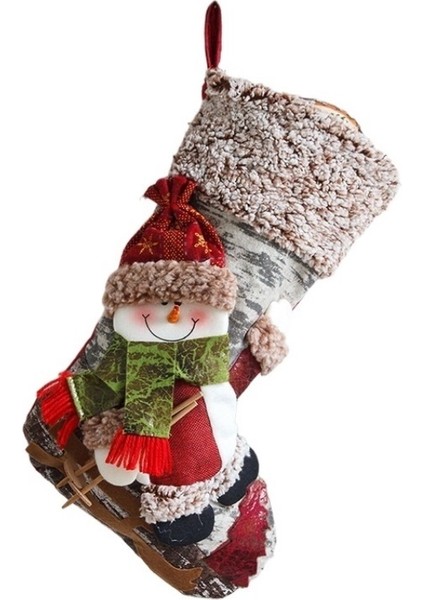 Büyük Noel Çorabı Hediye Çantası (Yurt Dışından)