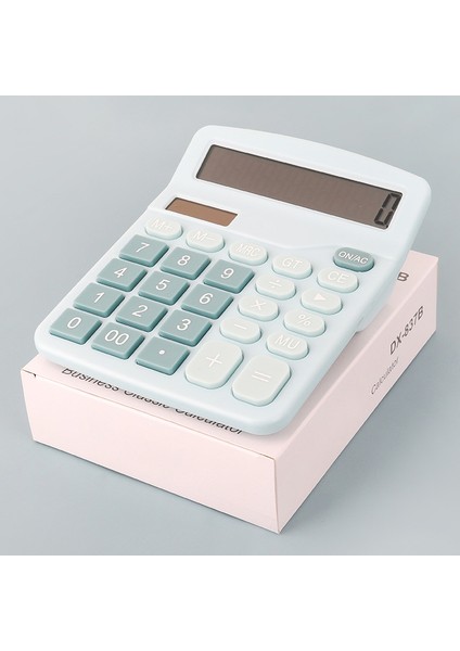 12 Bit Gerçek Güneş Hesaplayıcı Finansal Muhasebe Ofisi Renkli Bilgisayar Geniş Ekran Çift Güç Kaynağı Hesaplayıcısı (Yurt Dışından)