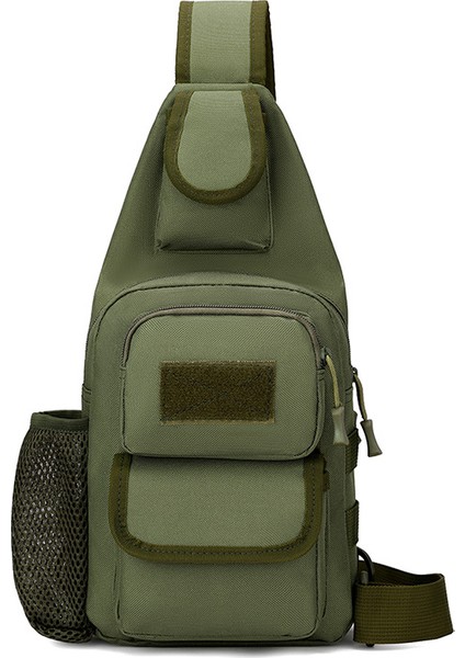 Göğüs Çantası Erkek Spor Omuz Crossbody Çanta Yaz Erkek Bel Çantası Luya Sırt Çantası Taktik Sapan Küçük Çanta (Yurt Dışından)