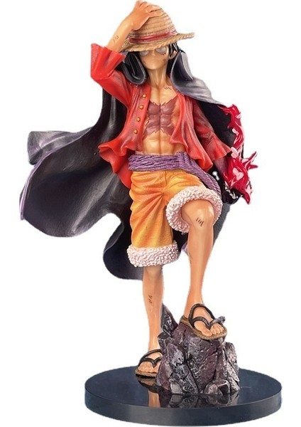 Tek Parça Luffy Şekil Heykeli Anime Süs Modeli (Yurt Dışından)